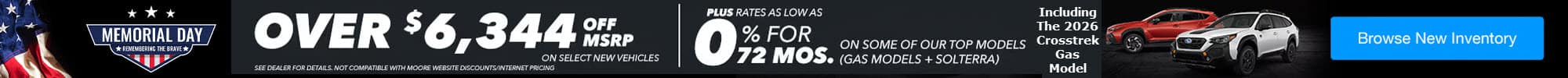Subaru Deals At Moore